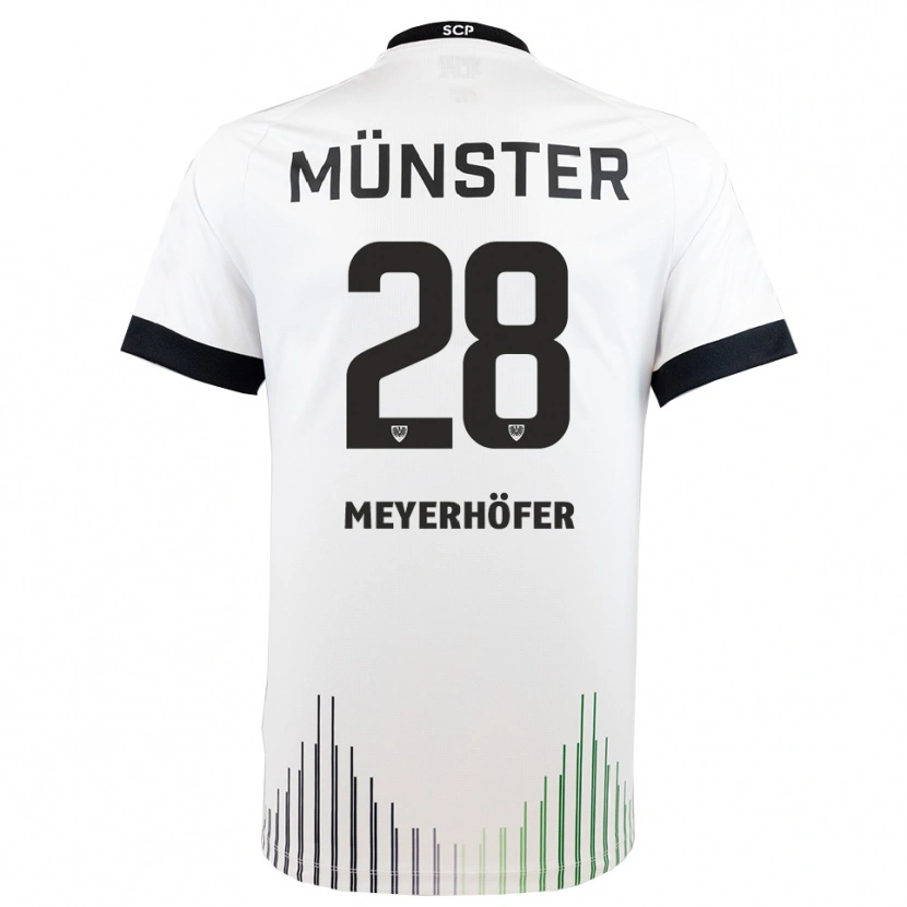 Danxen Dámské Marco Meyerhöfer #28 Bílá Černá Daleko Hráčské Dresy 2025/26 Dres