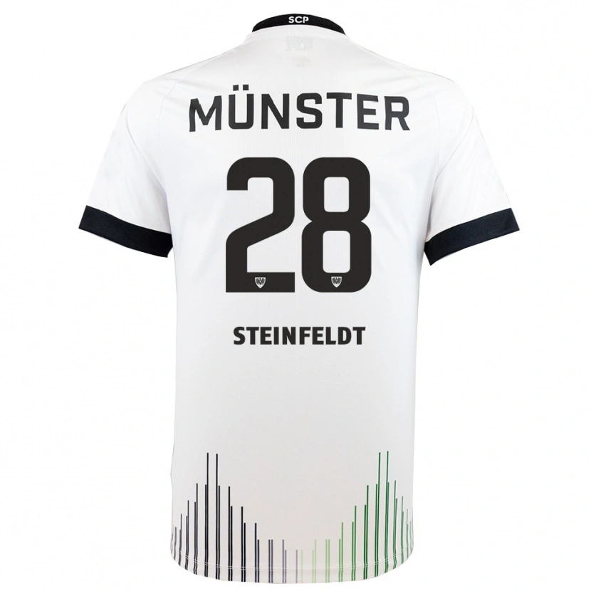 Danxen Dámské Luca Steinfeldt #28 Bílá Černá Daleko Hráčské Dresy 2025/26 Dres
