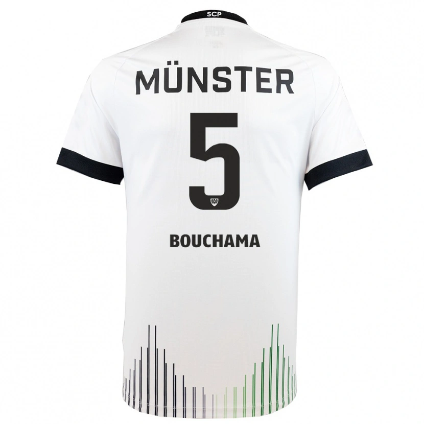 Danxen Dámské Yassine Bouchama #5 Bílá Černá Daleko Hráčské Dresy 2025/26 Dres
