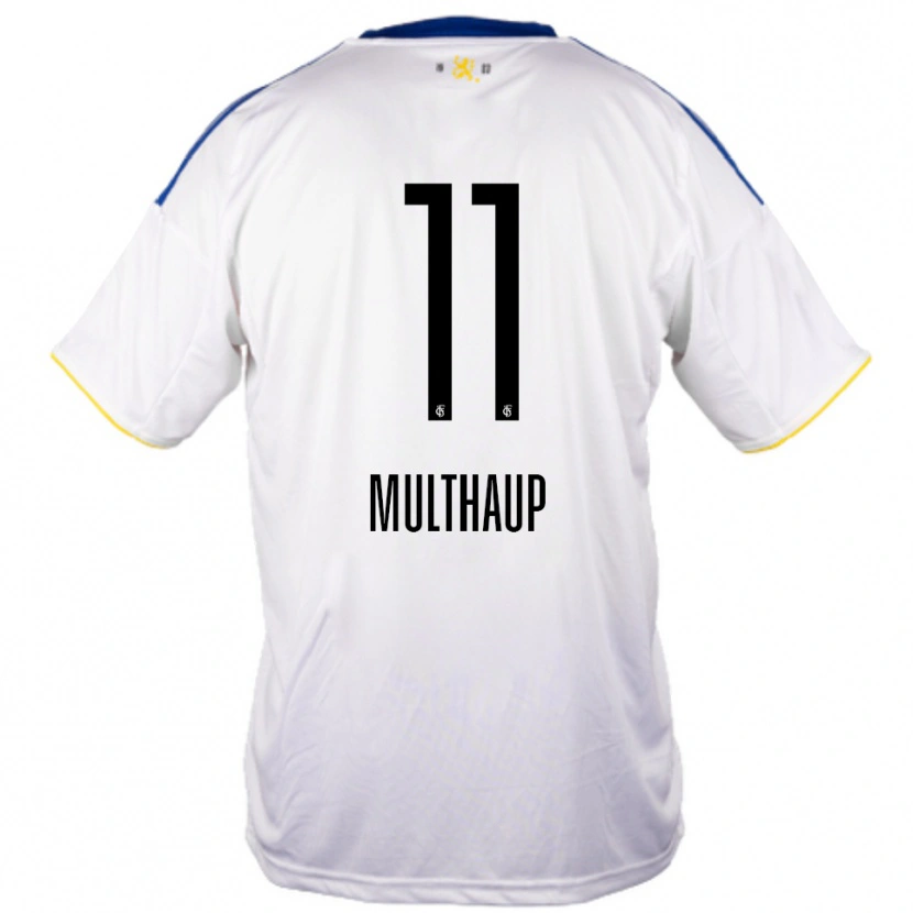 Danxen Dámské Maurice Multhaup #11 Bílá Modrá Žlutá Daleko Hráčské Dresy 2025/26 Dres