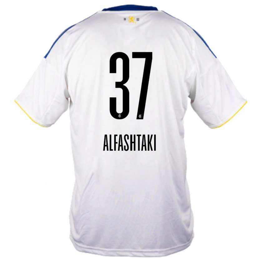 Danxen Dámské Odey Alfashtaki #37 Bílá Modrá Žlutá Daleko Hráčské Dresy 2025/26 Dres