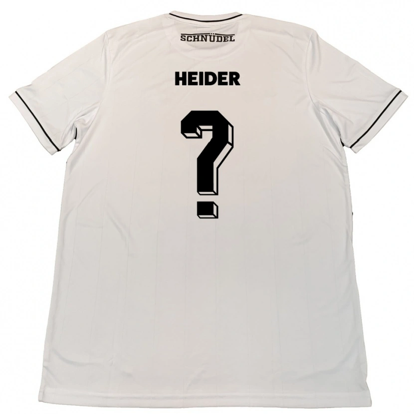 Danxen Dámské Antonia Heider #0 Bílá Černá Daleko Hráčské Dresy 2025/26 Dres