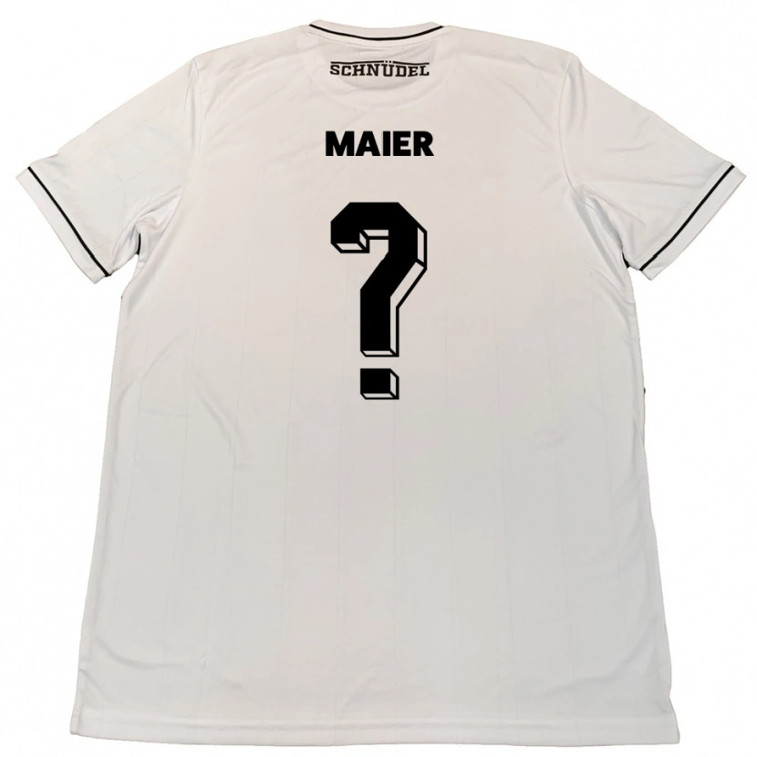 Danxen Dámské Marie Maier #0 Bílá Černá Daleko Hráčské Dresy 2025/26 Dres