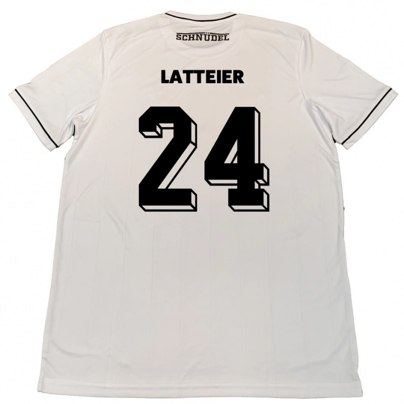 Danxen Dámské Tim Latteier #24 Bílá Černá Daleko Hráčské Dresy 2025/26 Dres