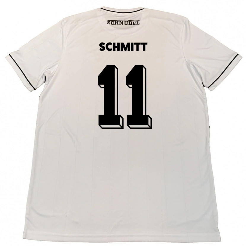 Danxen Dámské Valentin Schmitt #11 Bílá Černá Daleko Hráčské Dresy 2025/26 Dres