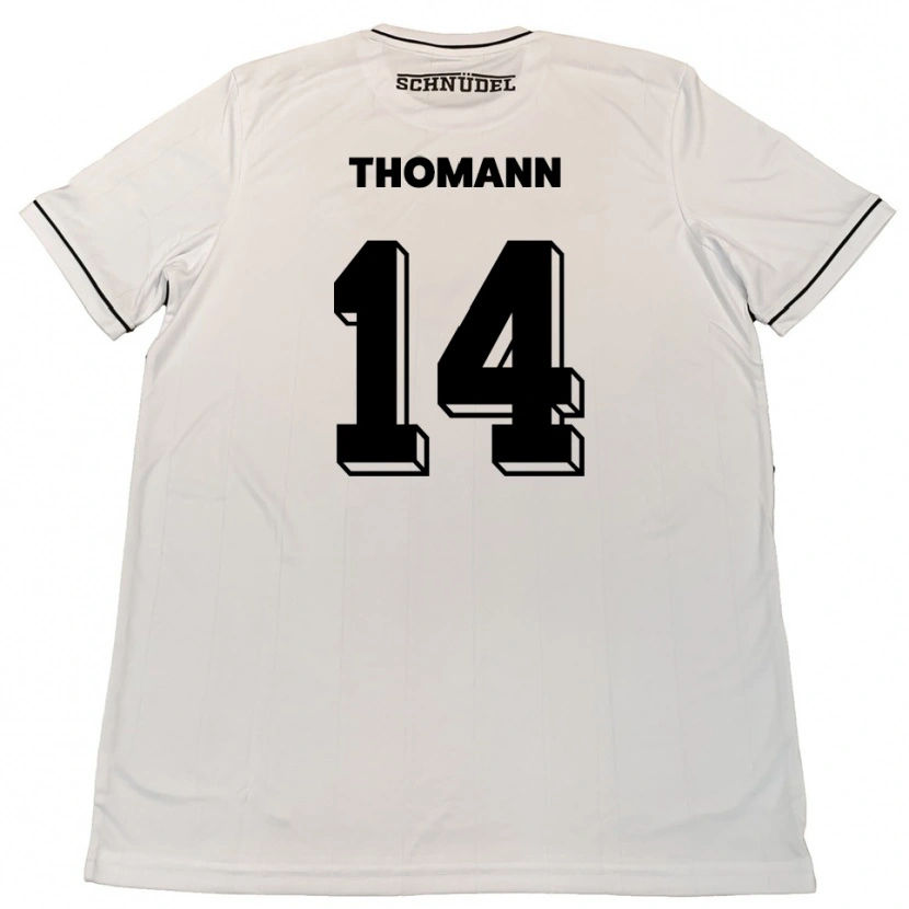Danxen Dámské Martin Thomann #14 Bílá Černá Daleko Hráčské Dresy 2025/26 Dres