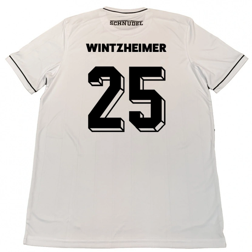Danxen Dámské Manuel Wintzheimer #25 Bílá Černá Daleko Hráčské Dresy 2025/26 Dres