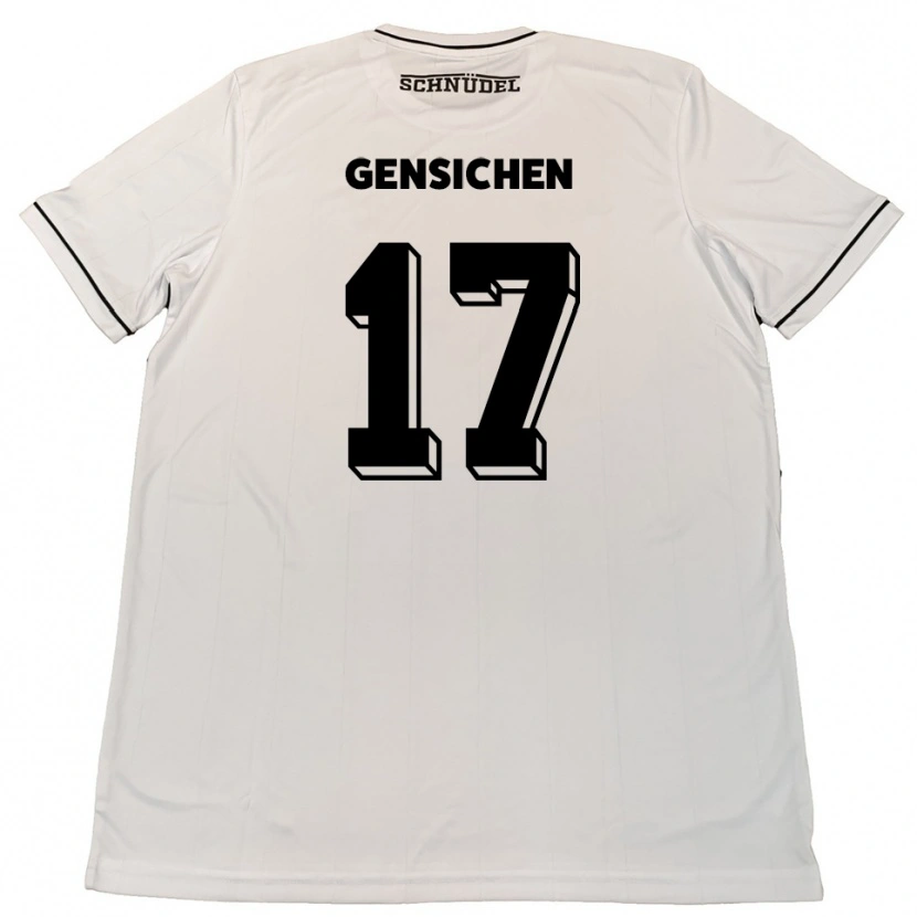 Danxen Dámské Tim Gensichen #17 Bílá Černá Daleko Hráčské Dresy 2025/26 Dres