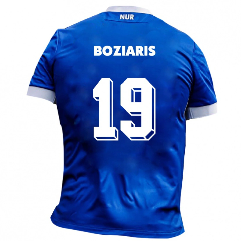 Danxen Dámské Jannis Boziaris #19 Modrá Bílá Daleko Hráčské Dresy 2025/26 Dres