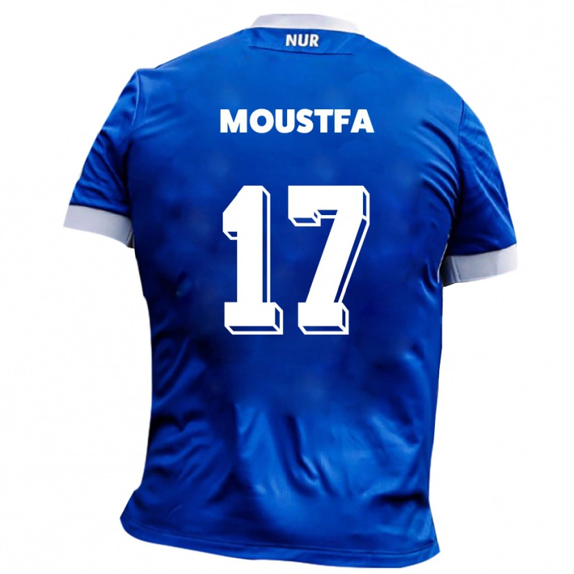 Danxen Dámské Can Moustfa #17 Modrá Bílá Daleko Hráčské Dresy 2025/26 Dres