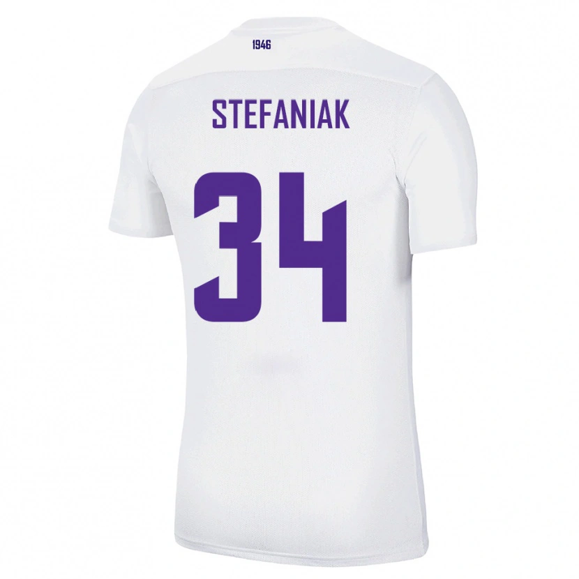 Danxen Dámské Marvin Stefaniak #34 Bílá Zelená Daleko Hráčské Dresy 2025/26 Dres