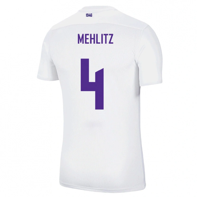 Danxen Dámské Fabian Mehlitz #4 Bílá Zelená Daleko Hráčské Dresy 2025/26 Dres