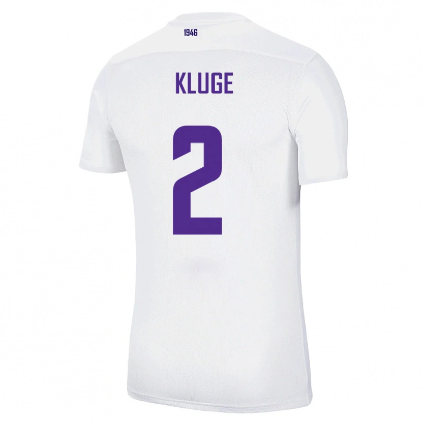 Danxen Dámské Maximilian Kluge #2 Bílá Zelená Daleko Hráčské Dresy 2025/26 Dres
