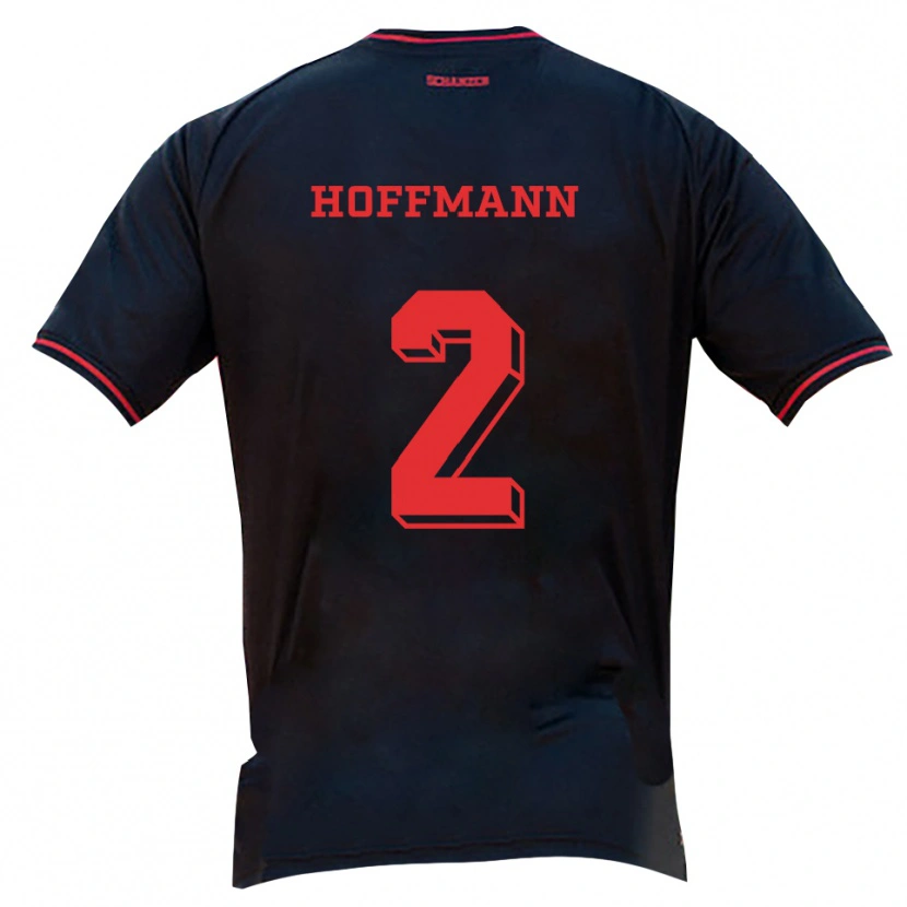 Danxen Dámské Tim Hoffmann #2 Černá Červená Bílá Daleko Hráčské Dresy 2025/26 Dres