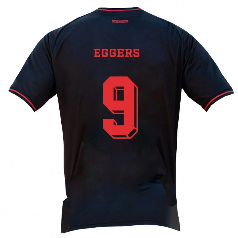 Danxen Dámské Milian Eggers #9 Černá Červená Bílá Daleko Hráčské Dresy 2025/26 Dres