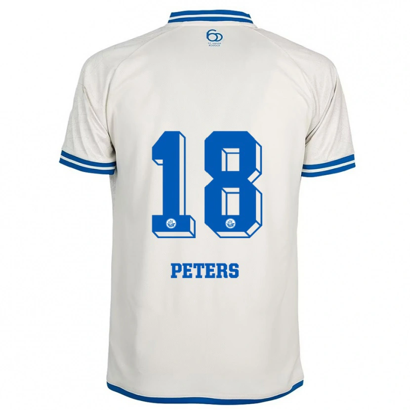 Danxen Dámské Bennett Peters #18 Bílá Modrá Daleko Hráčské Dresy 2025/26 Dres