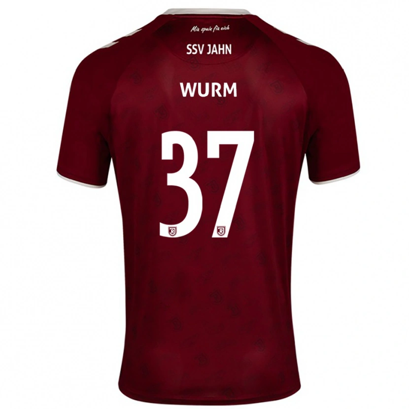 Danxen Dámské Leopold Wurm #37 Vínová Bílá Daleko Hráčské Dresy 2025/26 Dres