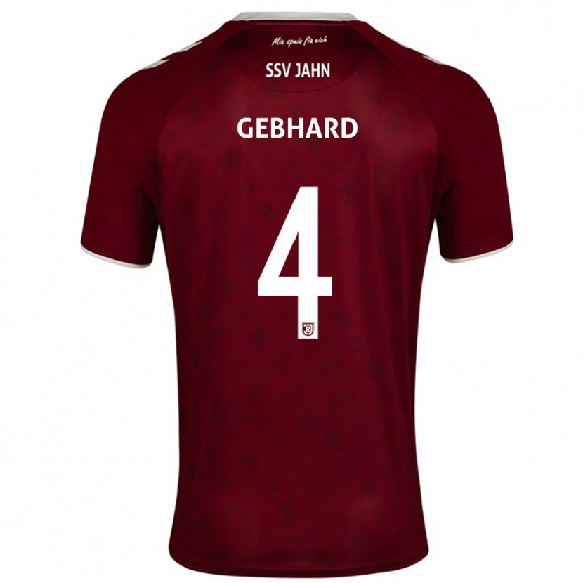 Danxen Dámské Paul Gebhard #4 Vínová Bílá Daleko Hráčské Dresy 2025/26 Dres