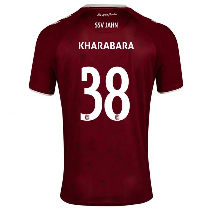 Danxen Dámské Volodymyr Kharabara #38 Vínová Bílá Daleko Hráčské Dresy 2025/26 Dres