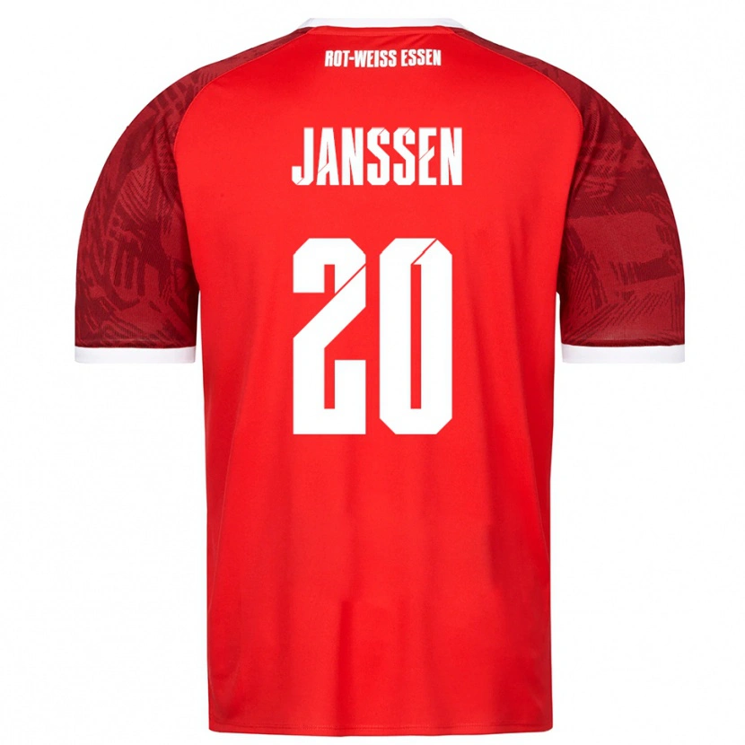 Danxen Dámské Marek Janssen #20 Červená Vínová Bílá Daleko Hráčské Dresy 2025/26 Dres