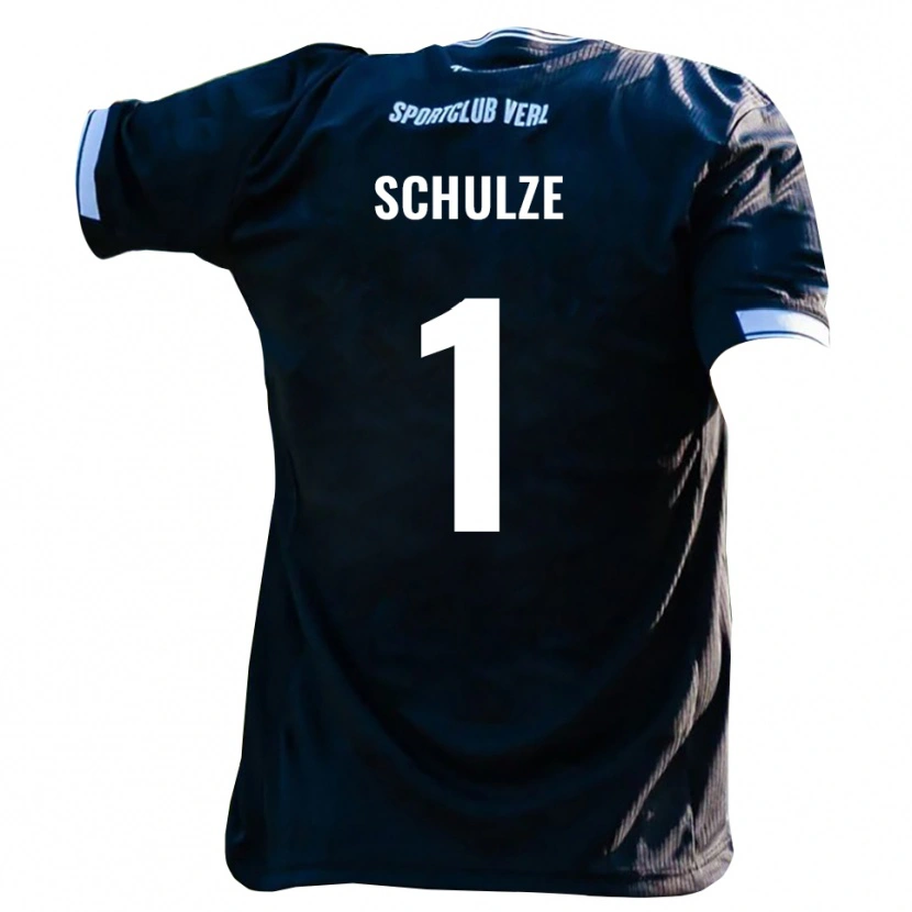 Danxen Dámské Philipp Schulze #1 Černá Bílá Daleko Hráčské Dresy 2025/26 Dres
