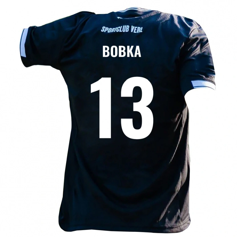 Danxen Dámské Matti Bobka #13 Černá Bílá Daleko Hráčské Dresy 2025/26 Dres