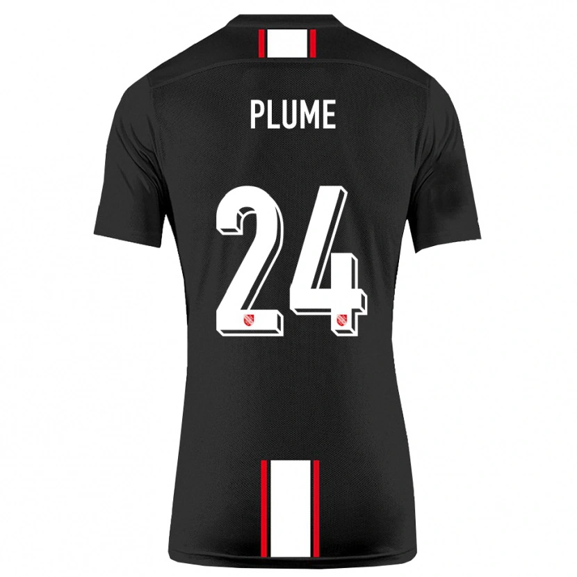Danxen Dámské Noah Plume #24 Černá Bílá Daleko Hráčské Dresy 2025/26 Dres