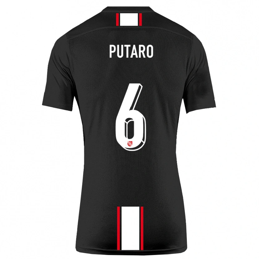 Danxen Dámské Luca Putaro #6 Černá Bílá Daleko Hráčské Dresy 2025/26 Dres