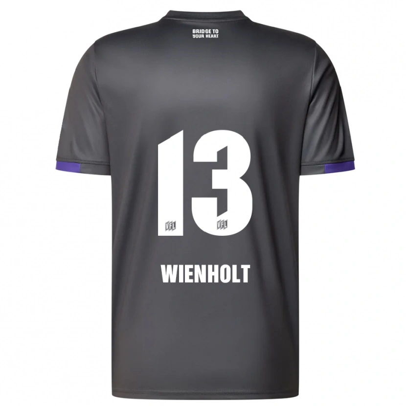 Danxen Dámské Paul Wienholt #13 Šedá Fialová Daleko Hráčské Dresy 2025/26 Dres