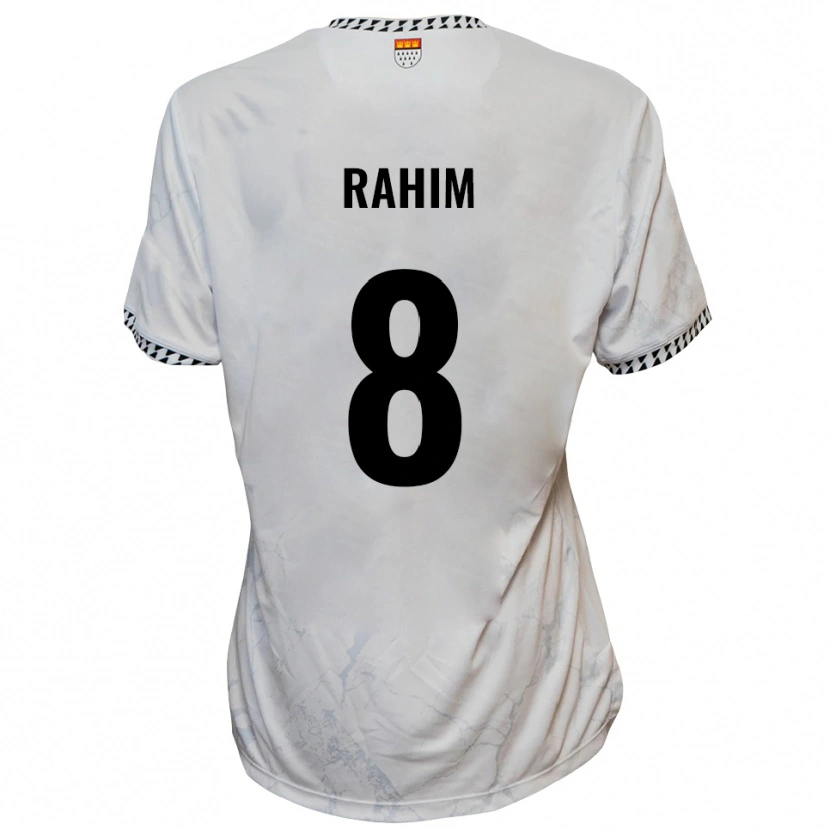 Danxen Dámské Pawel Rahim #8 Bílá Černá Daleko Hráčské Dresy 2025/26 Dres