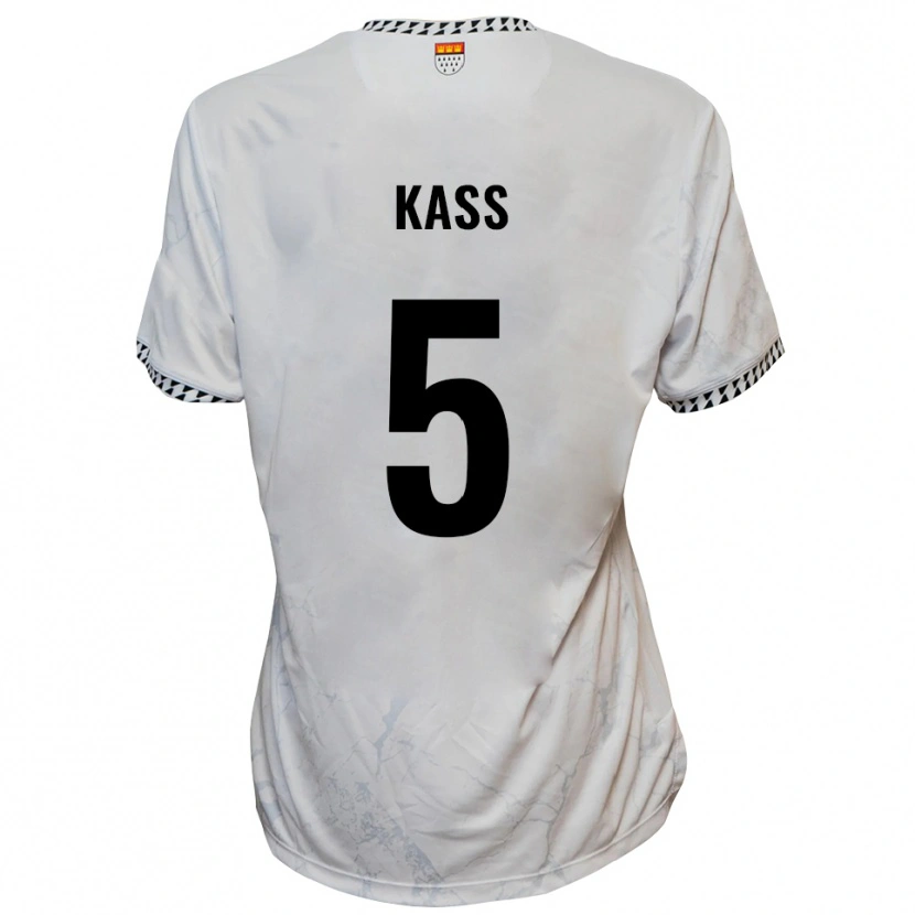 Danxen Dámské Martin Kass #5 Bílá Černá Daleko Hráčské Dresy 2025/26 Dres