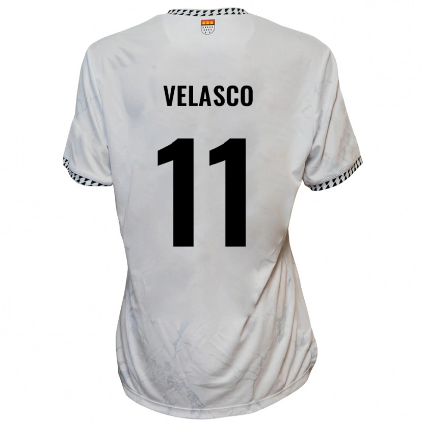 Danxen Dámské Robin Velasco #11 Bílá Černá Daleko Hráčské Dresy 2025/26 Dres