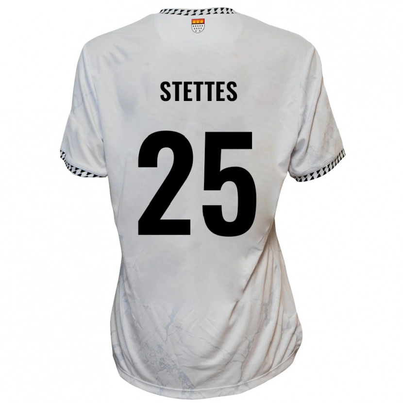 Danxen Dámské Severin Stettes #25 Bílá Černá Daleko Hráčské Dresy 2025/26 Dres