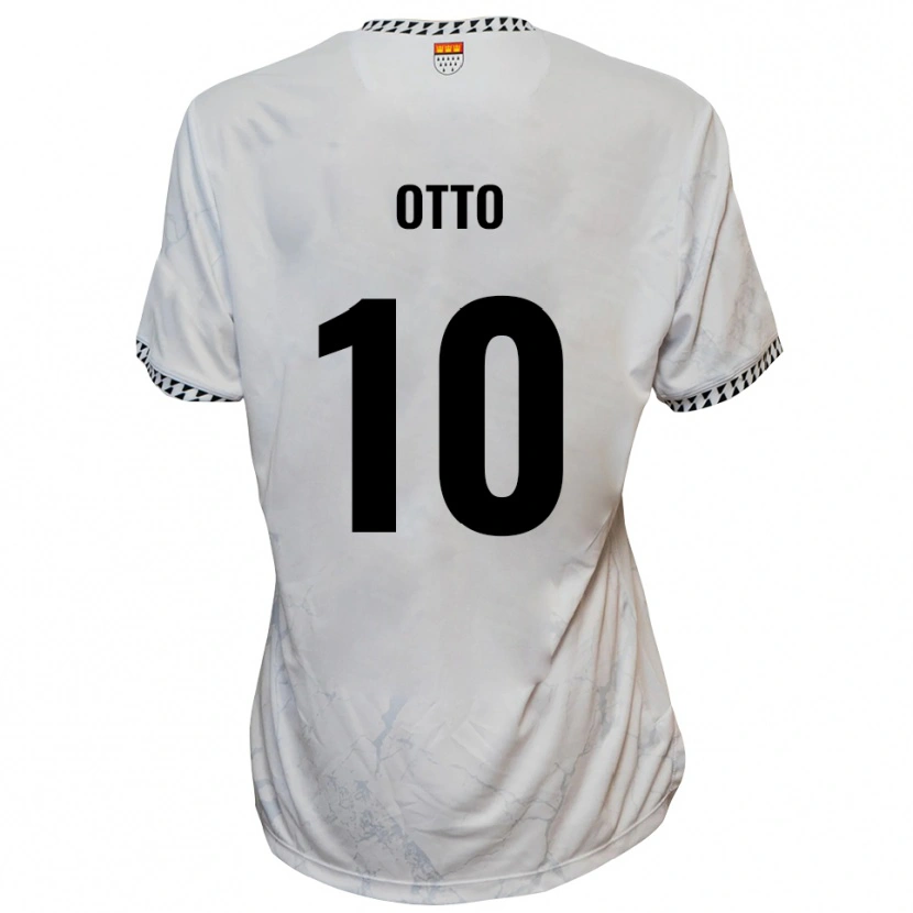Danxen Dámské David Otto #10 Bílá Černá Daleko Hráčské Dresy 2025/26 Dres