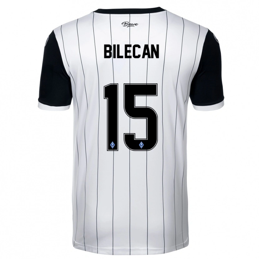 Danxen Dámské Engin Bilecan #15 Bílá Černá Daleko Hráčské Dresy 2025/26 Dres