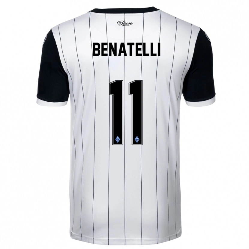 Danxen Dámské Rico Benatelli #11 Bílá Černá Daleko Hráčské Dresy 2025/26 Dres