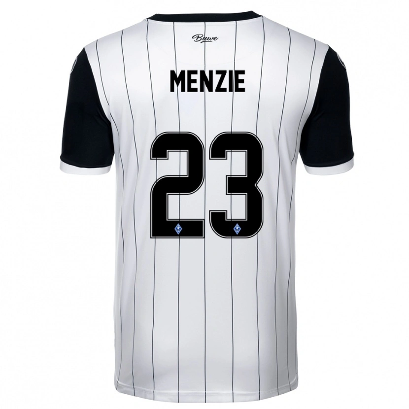 Danxen Dámské Aamir Menzie #23 Bílá Černá Daleko Hráčské Dresy 2025/26 Dres