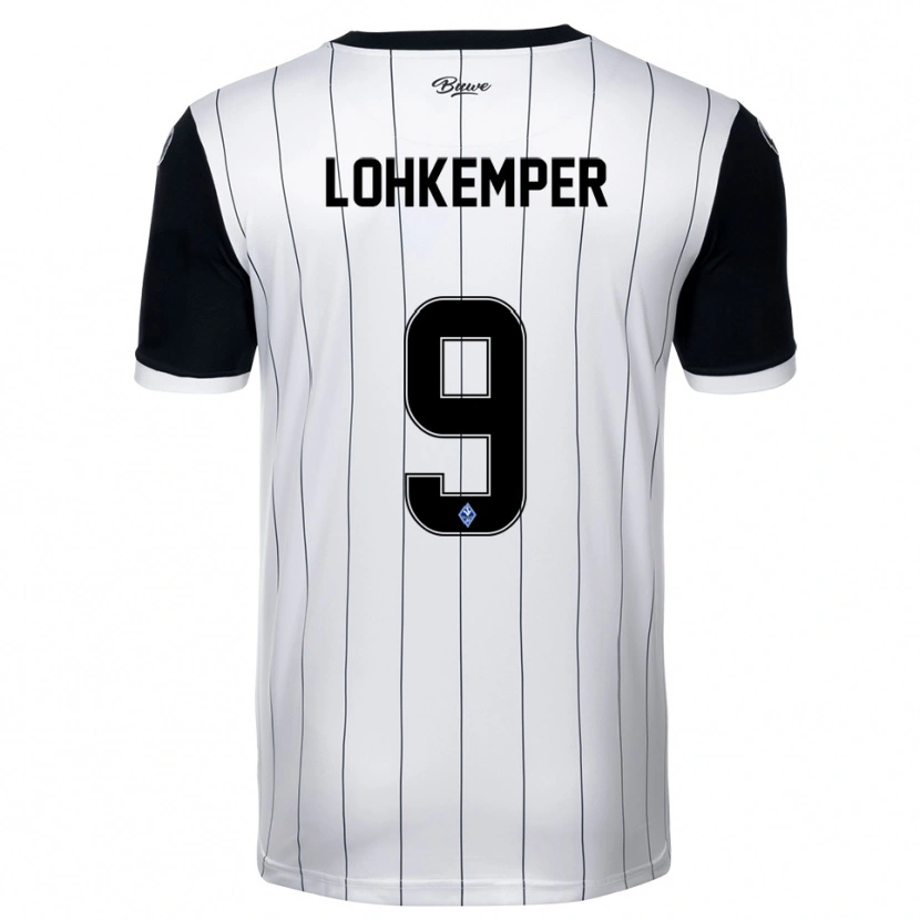 Danxen Dámské Felix Lohkemper #9 Bílá Černá Daleko Hráčské Dresy 2025/26 Dres