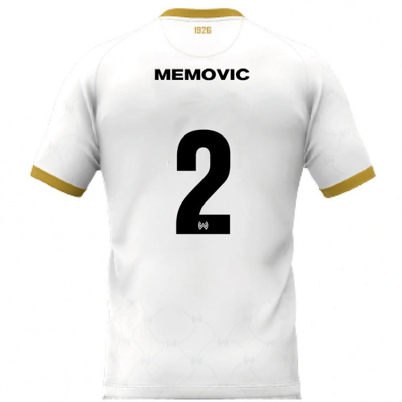 Danxen Dámské Daris Memovic #2 Bílá Zlatá Daleko Hráčské Dresy 2025/26 Dres