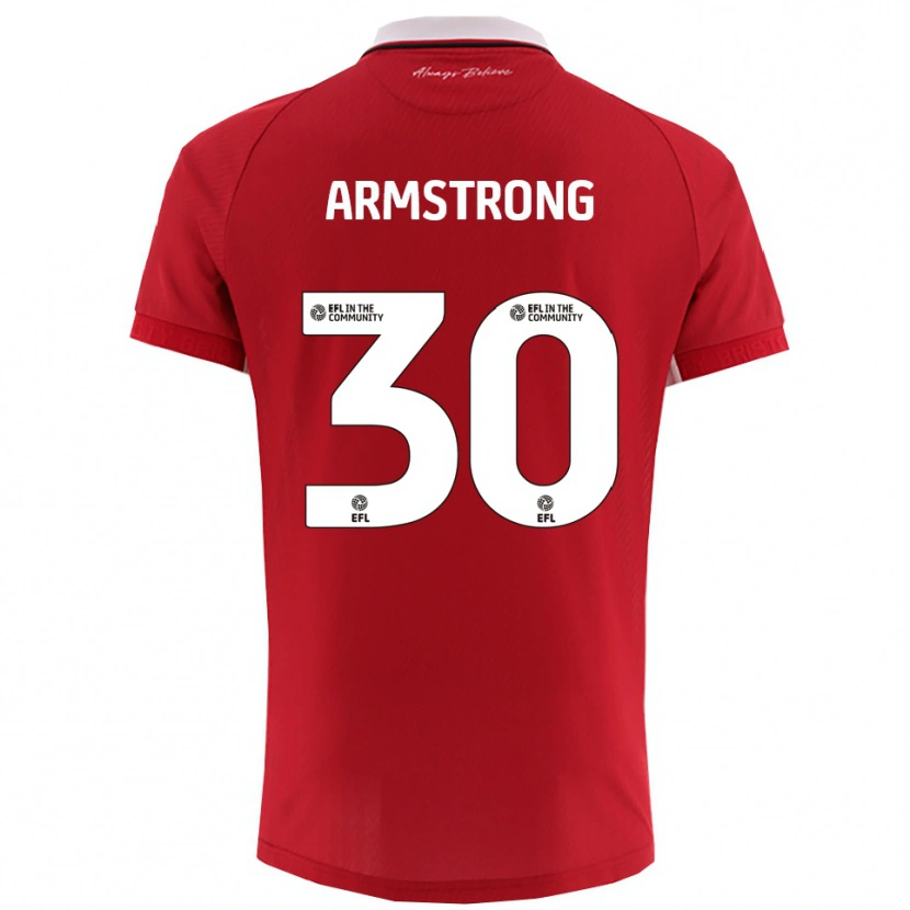 Danxen Dětské Sinclair Armstrong #30 Červená Bílá Domů Hráčské Dresy 2025/26 Dres