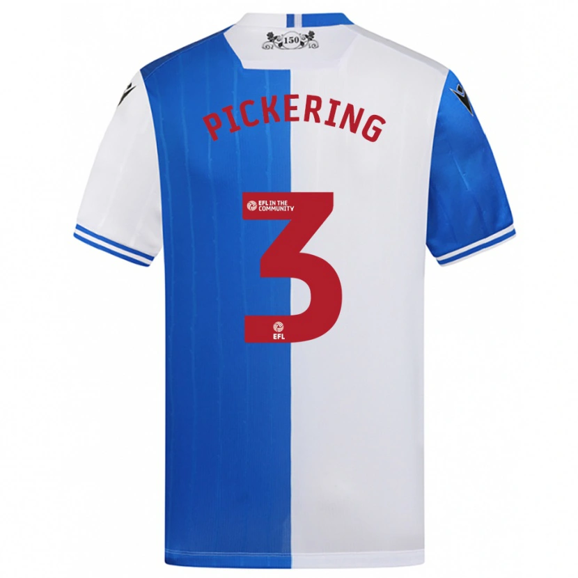 Danxen Dětské Harry Pickering #3 Modrá Bílá Domů Hráčské Dresy 2025/26 Dres