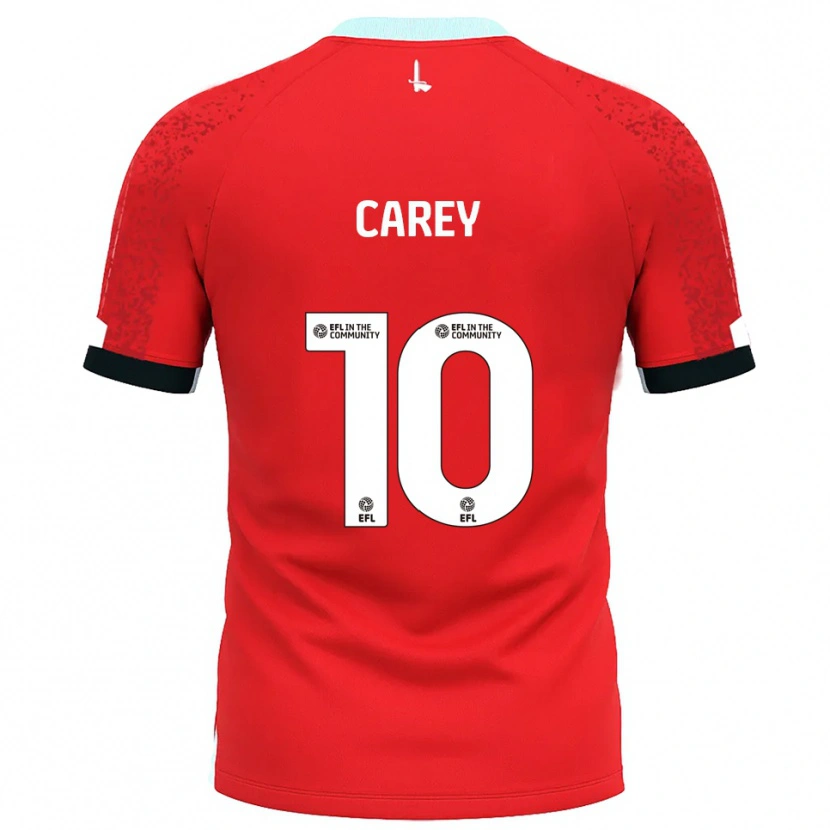 Danxen Dětské Sonny Carey #10 Červená Bílá Domů Hráčské Dresy 2025/26 Dres