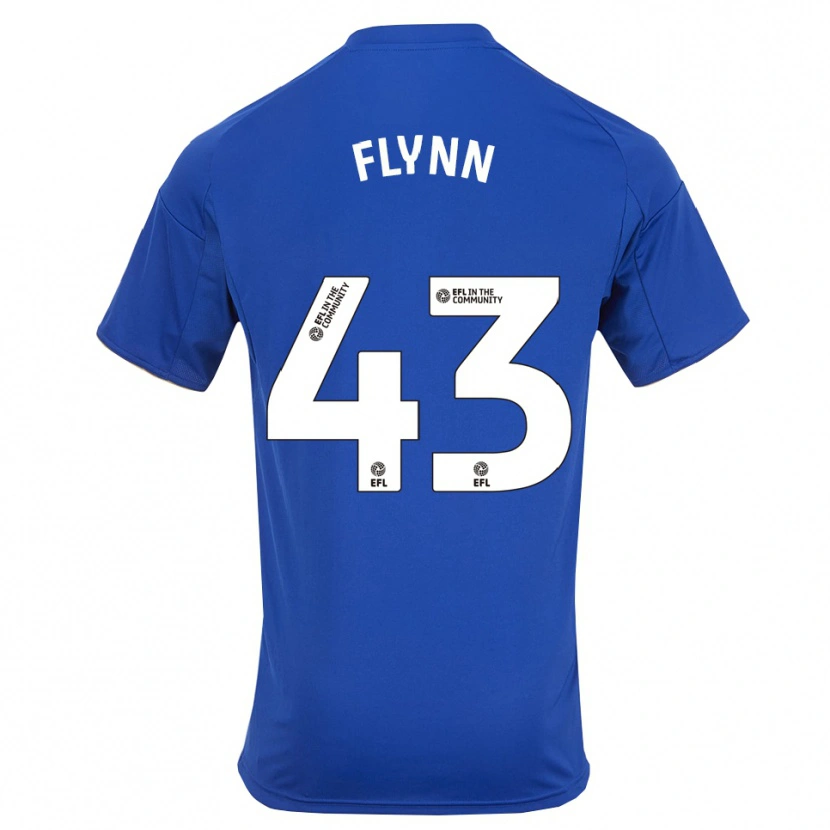 Danxen Dětské Shane Flynn #43 Modrá Zlatá Domů Hráčské Dresy 2025/26 Dres
