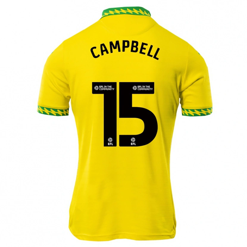 Danxen Dětské Brandon Campbell #15 Bílá Zelená Domů Hráčské Dresy 2025/26 Dres