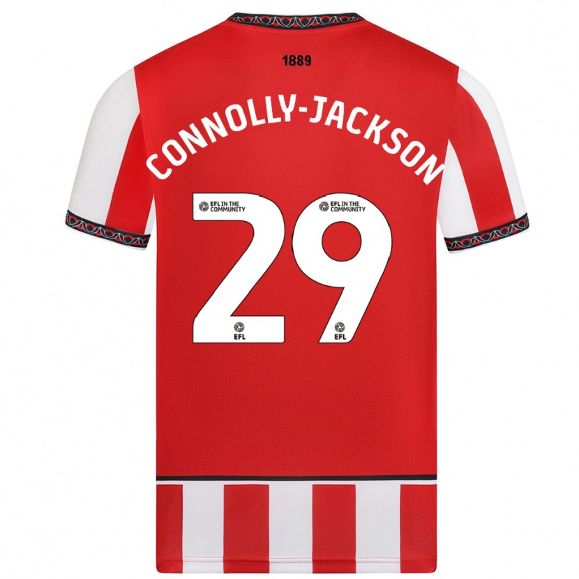 Danxen Dětské Fallon Connolly-Jackson #29 Červená Bílá Domů Hráčské Dresy 2025/26 Dres