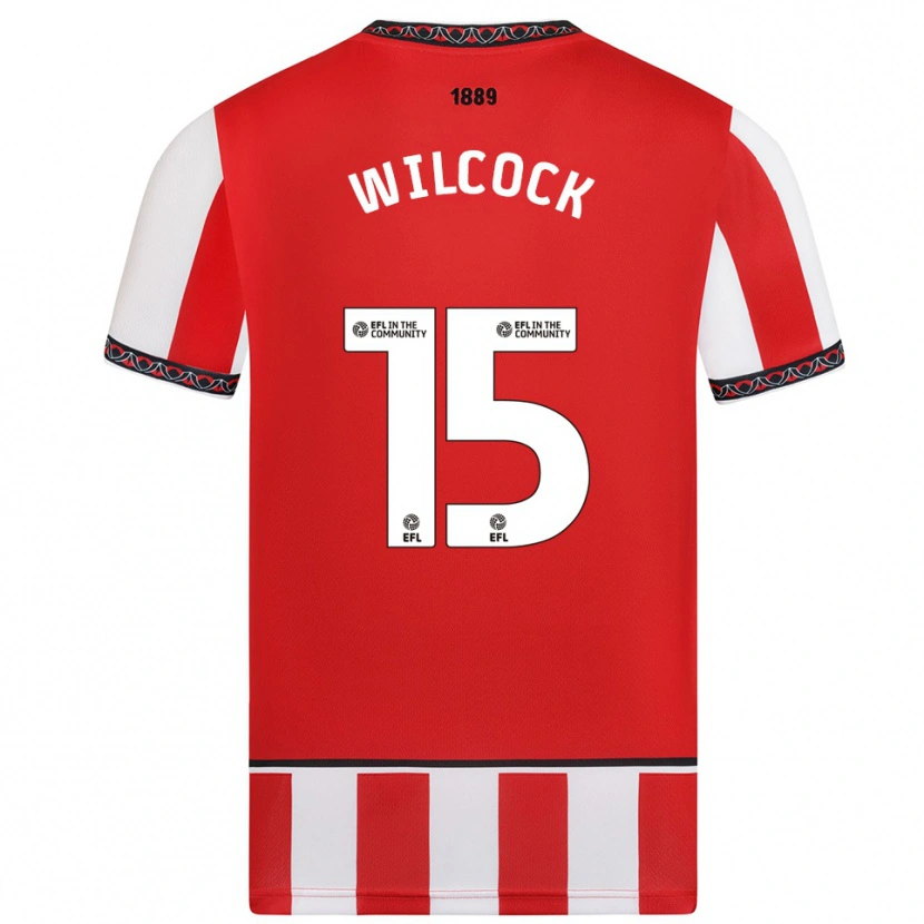 Danxen Dětské Tamara Wilcock #15 Červená Bílá Domů Hráčské Dresy 2025/26 Dres