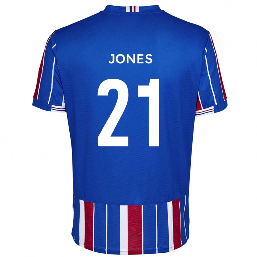 Danxen Dětské Jordan Jones #21 Modrá Červená Bílá Domů Hráčské Dresy 2025/26 Dres