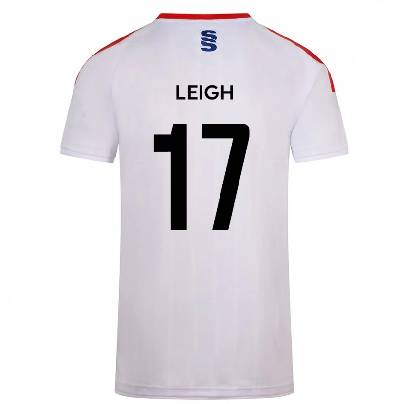 Danxen Dětské Isaac Leigh #17 Bílá Tmavě Modrá Domů Hráčské Dresy 2025/26 Dres