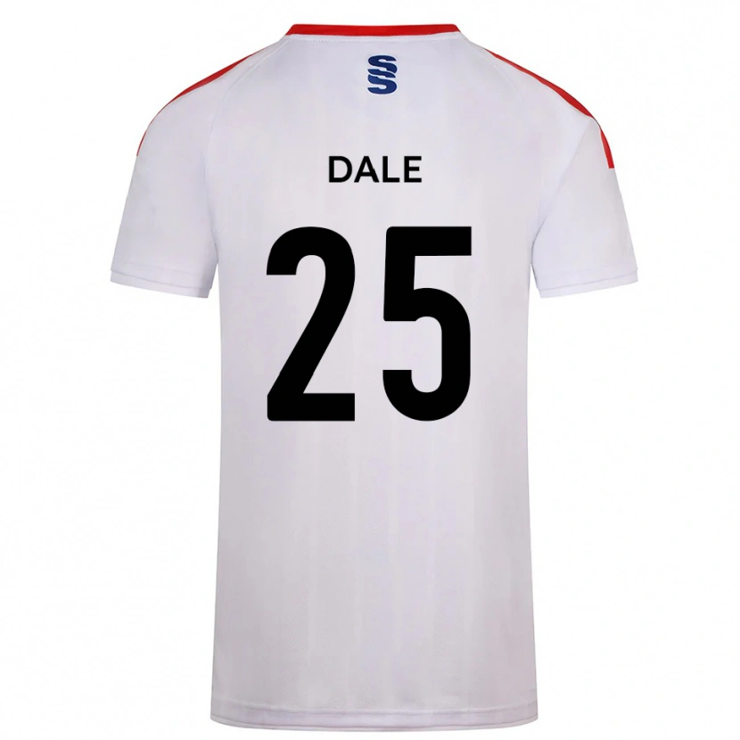 Danxen Dětské Natasha Dale #25 Bílá Tmavě Modrá Domů Hráčské Dresy 2025/26 Dres
