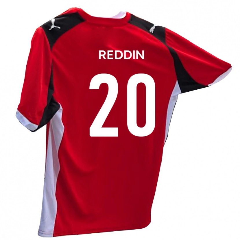 Danxen Dětské Kahrel Reddin #20 Červená Bílá Domů Hráčské Dresy 2025/26 Dres